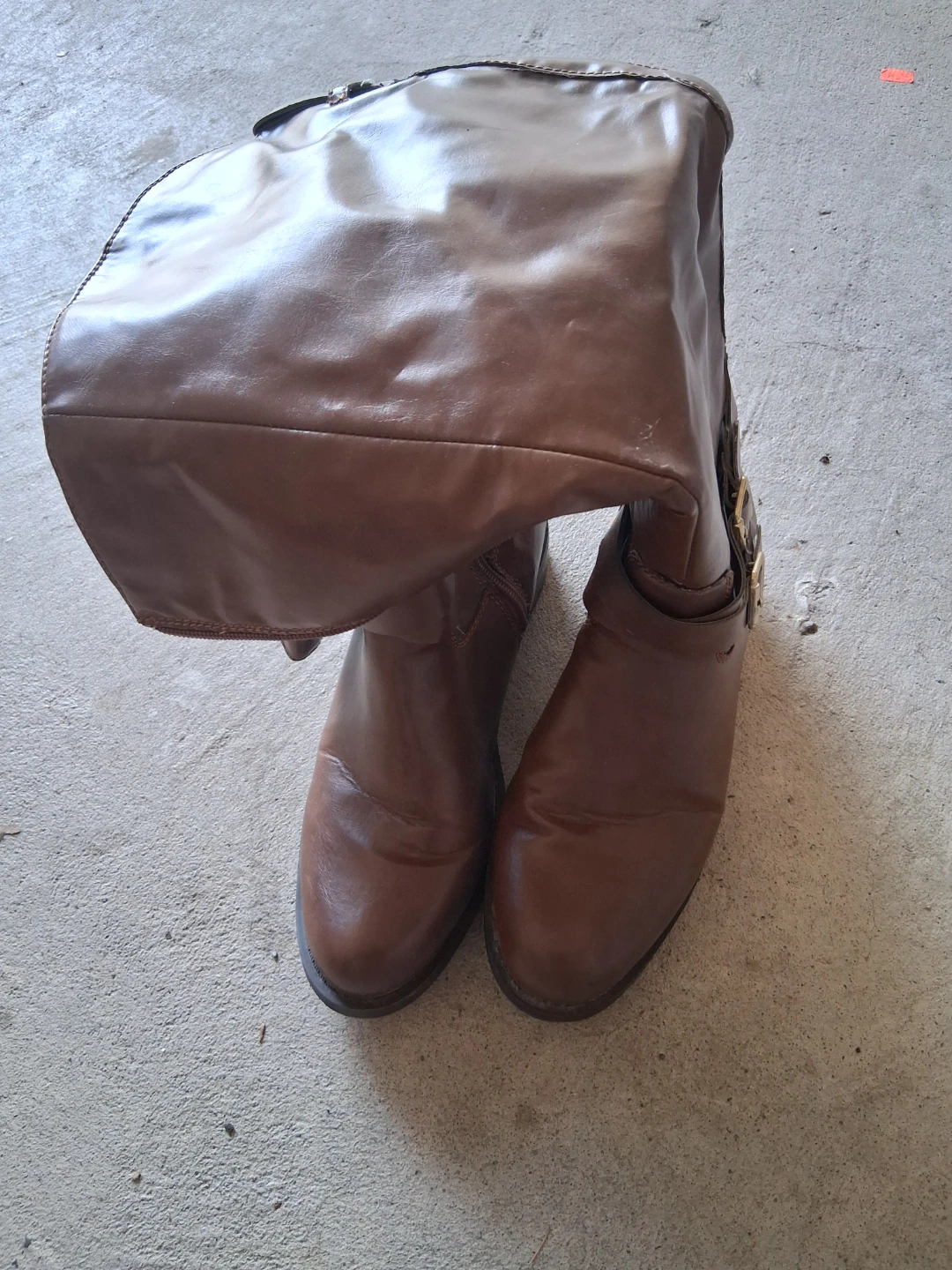 Brown Knee-High Boots