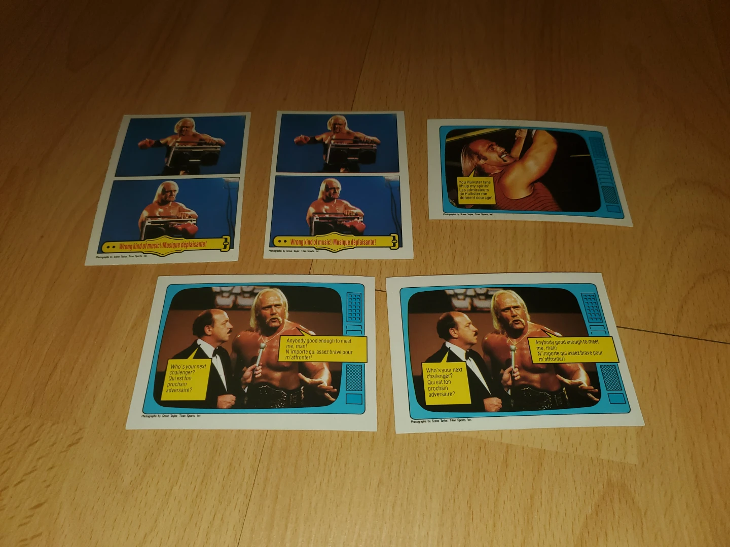 1985 OPC WWF Hulk Hogan (online suggests rookie card year)