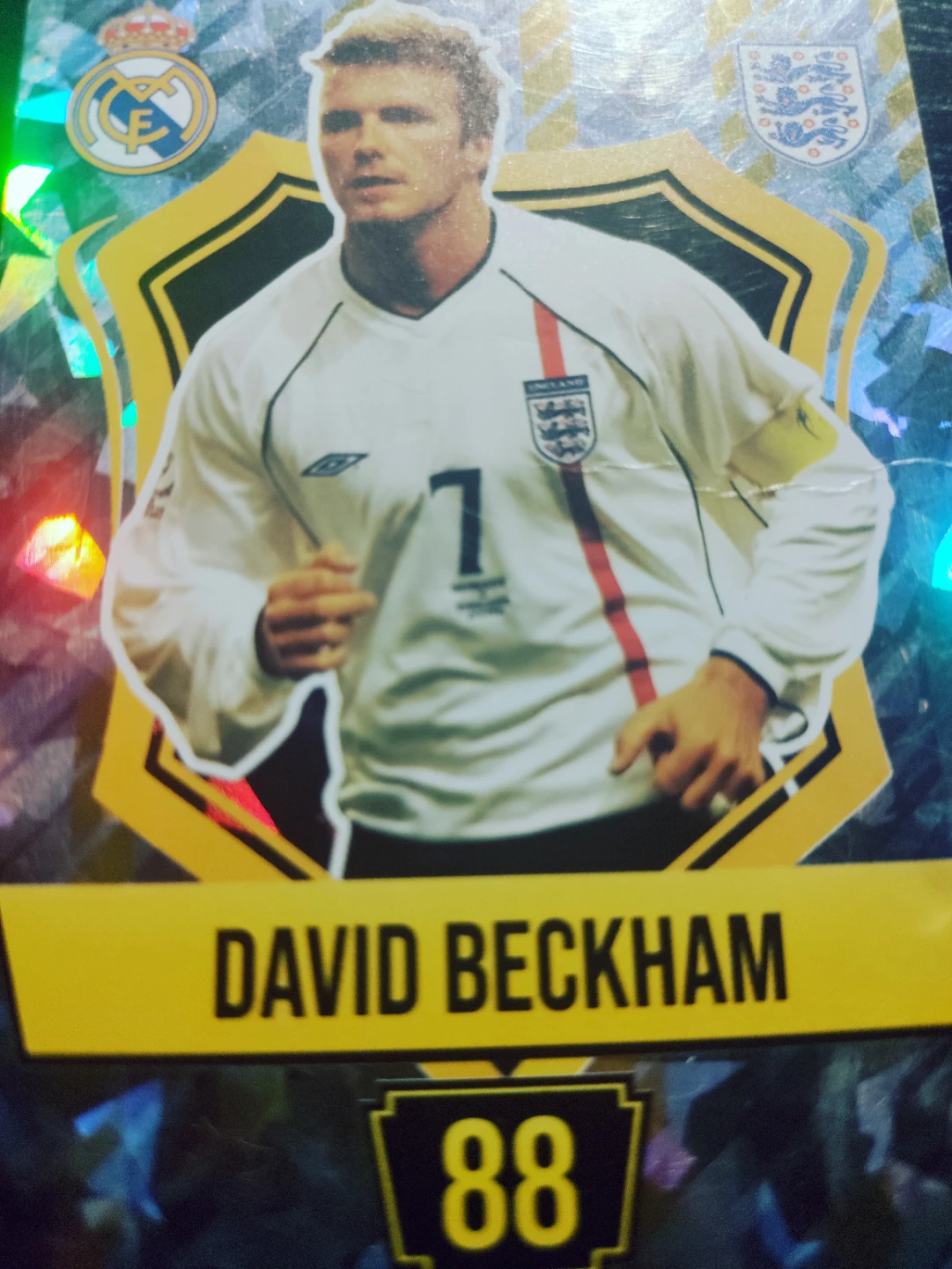 David Beckham Soccer Trading Card - photo 2