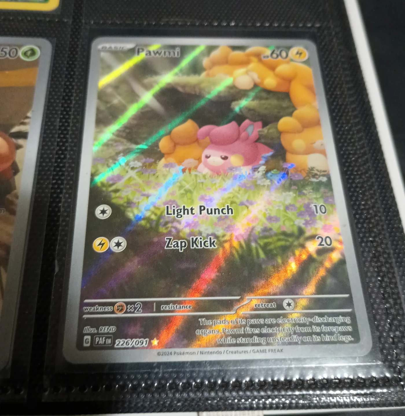 Pokemon Pawmi 226/091 Card