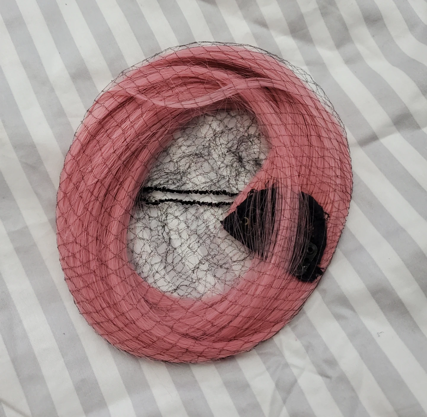Pink hair extension - photo 4