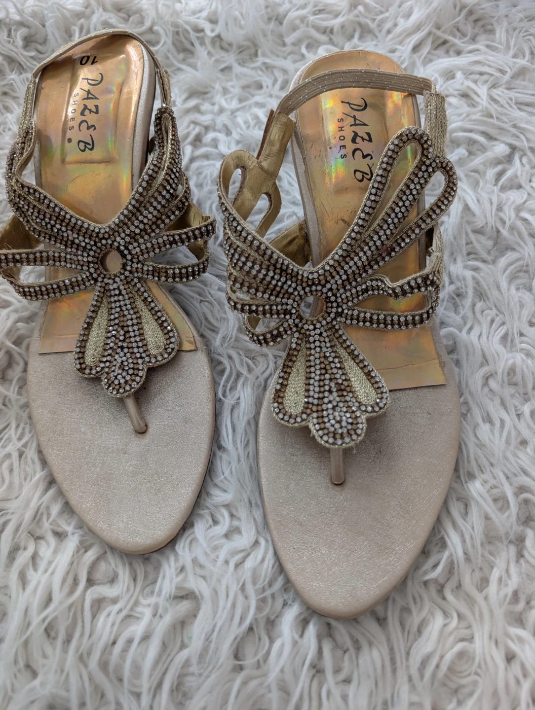 Embellished Shoes Size 10 - photo 3
