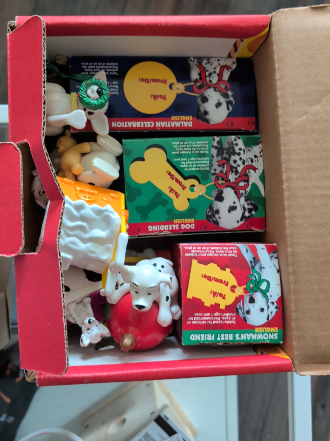 Dalmatian Celebration and Snowman's Best Friend Dog Toys