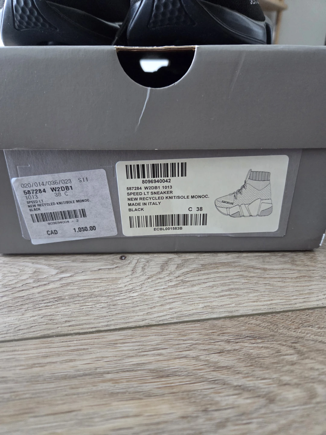 [Balenciaga] BNIW Speed LT Sneakers - Size 38 - photo 4