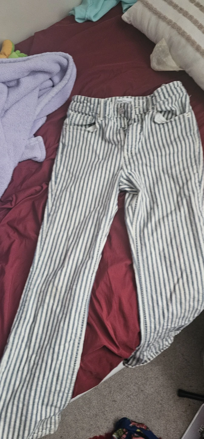 ZARA Striped Jeans - Size US 4
