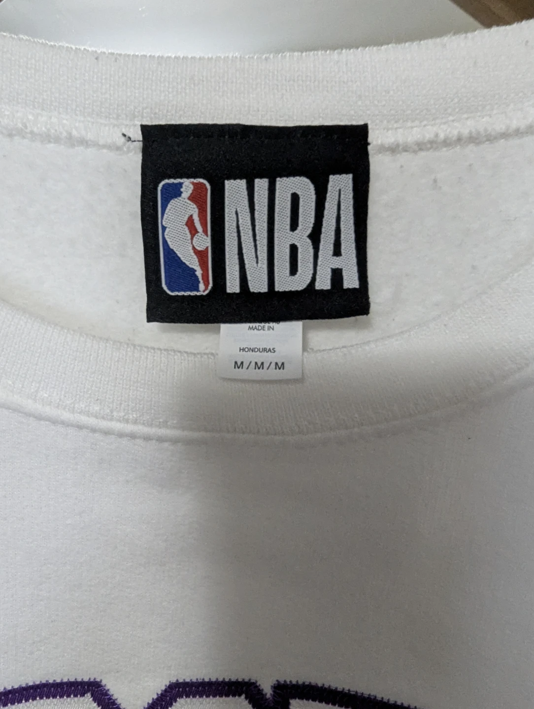 NBA Toronto Raptors White Crewneck Sweater - Women's - photo 3