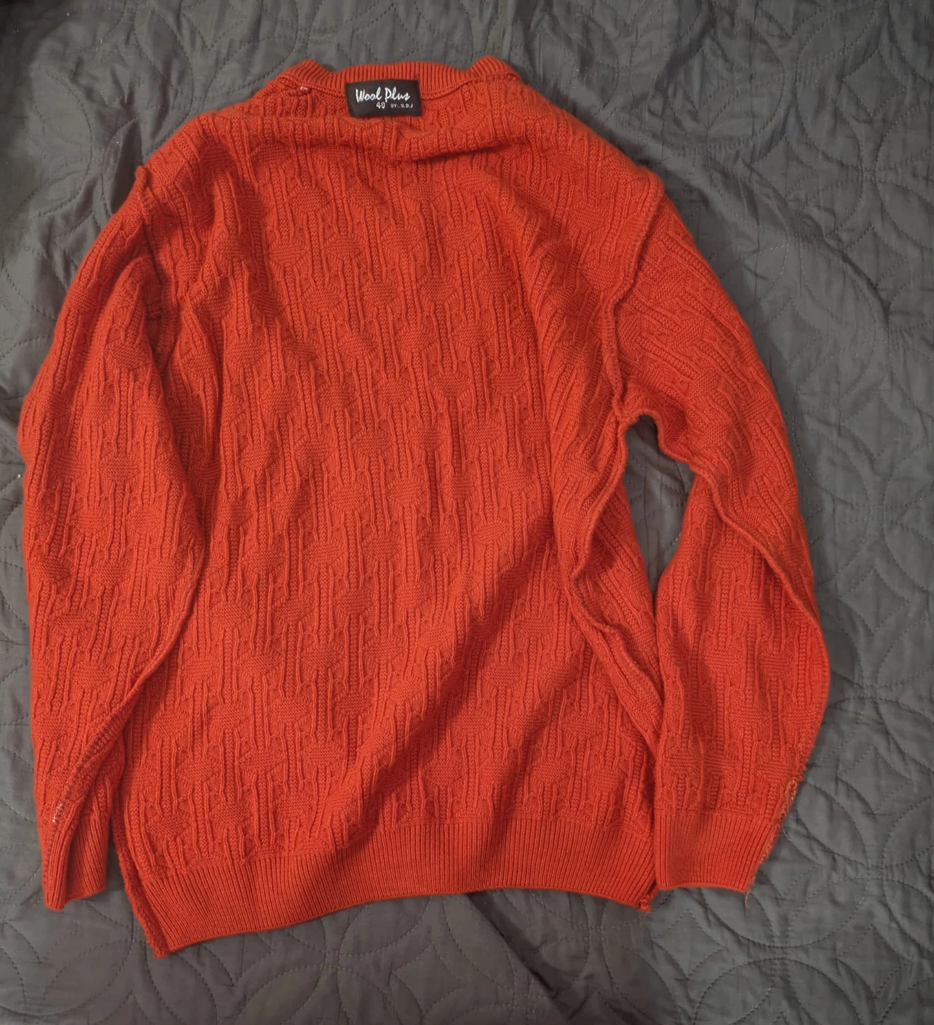 Wool Blend V-Neck Sweater  and Crafts and borrow  XL
