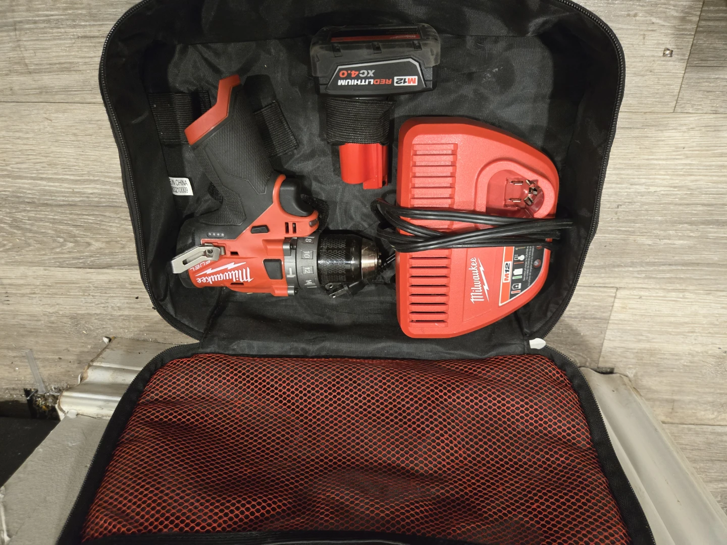 Milwaukee M12 FUEL Cordless Drill and Charger - photo 2