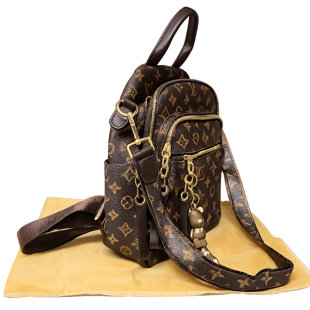 LV Inspired Mini Backpack – Stylish & Functional - photo 2