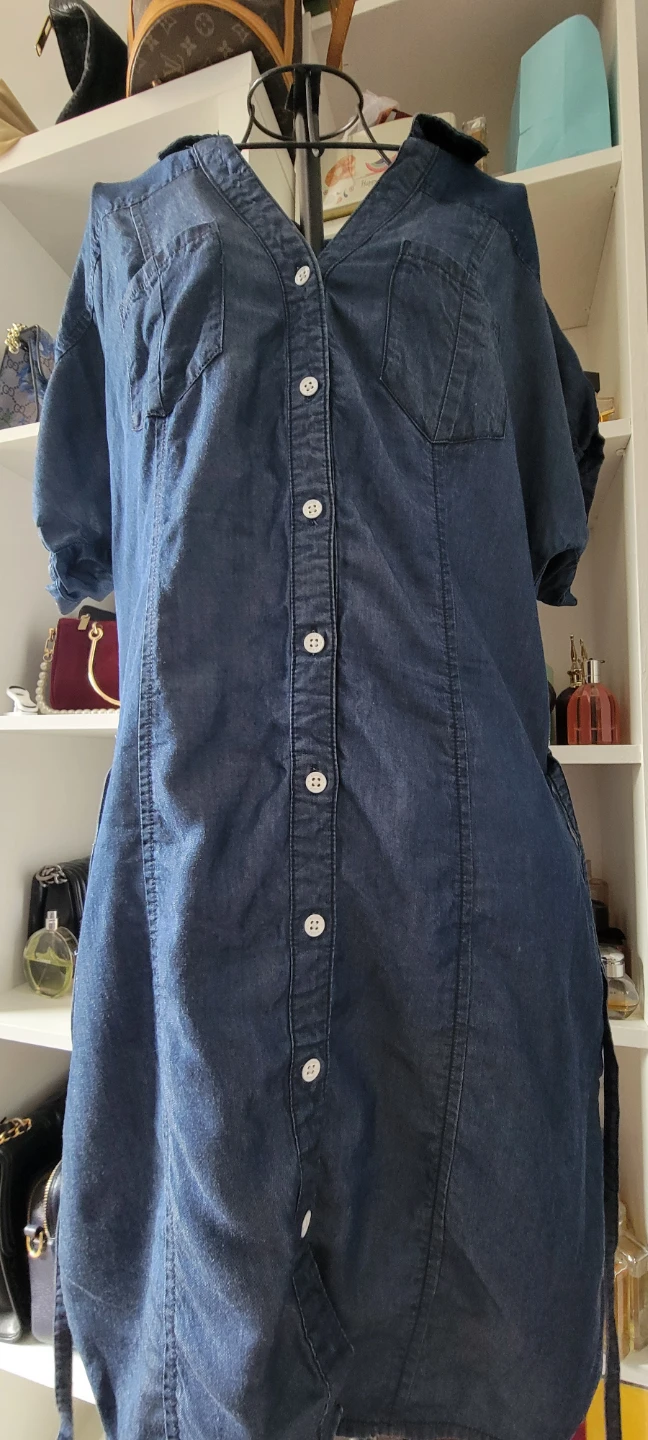 🌱 Guess Denim Shirt Dress - photo 4
