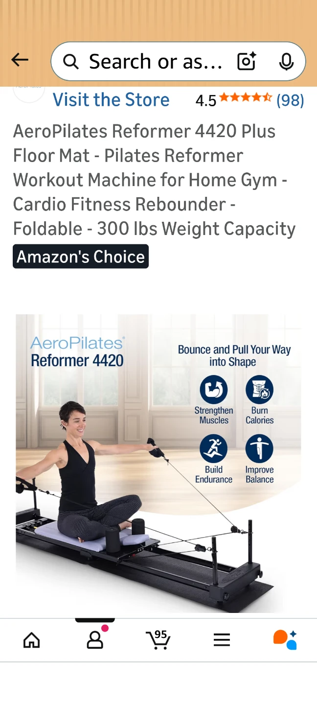 AeroPilates Reformer 4420 Plus Floor Mat - photo 5