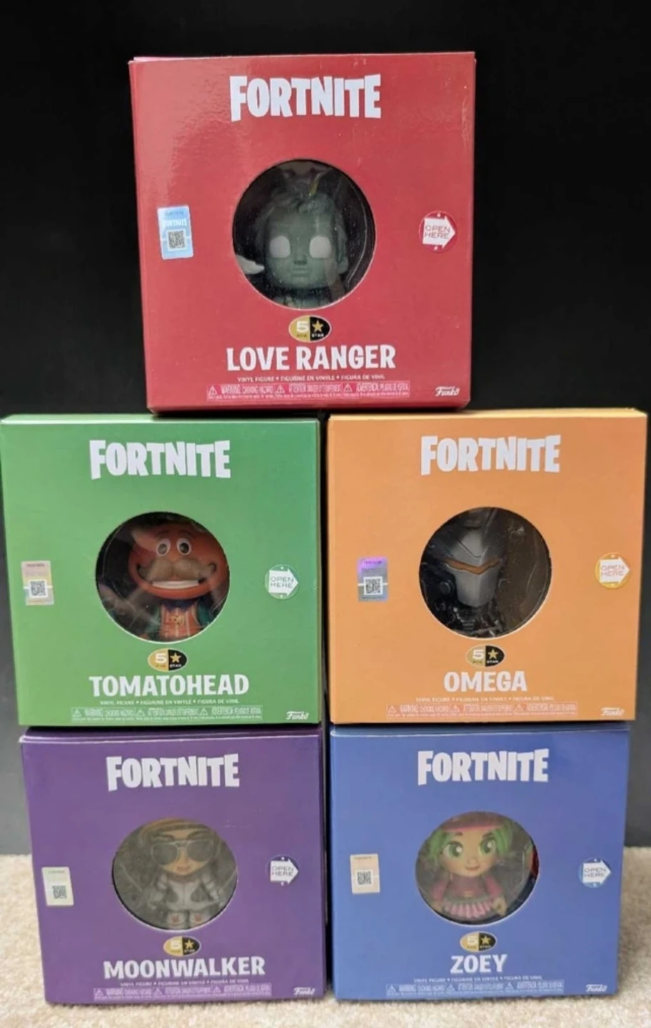 Fortnite 5 Star Vinyl Figures Set