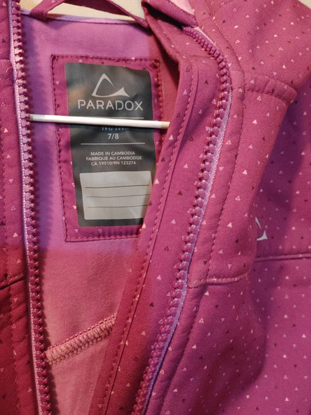 Paradox Girls' Softshell Jacket Size 7/8 - photo 2