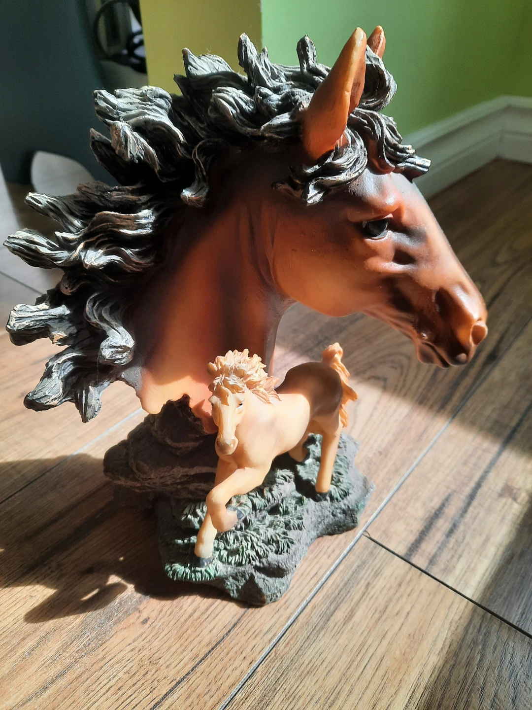 Horse and Foal Figurine