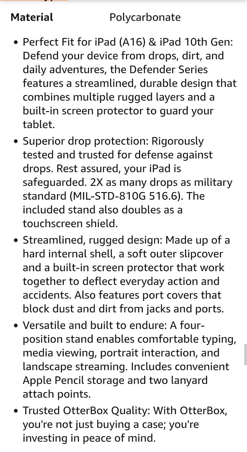 OtterBox Defender Series Case for iPad 10th Gen 📱💪🛡️ - photo 4