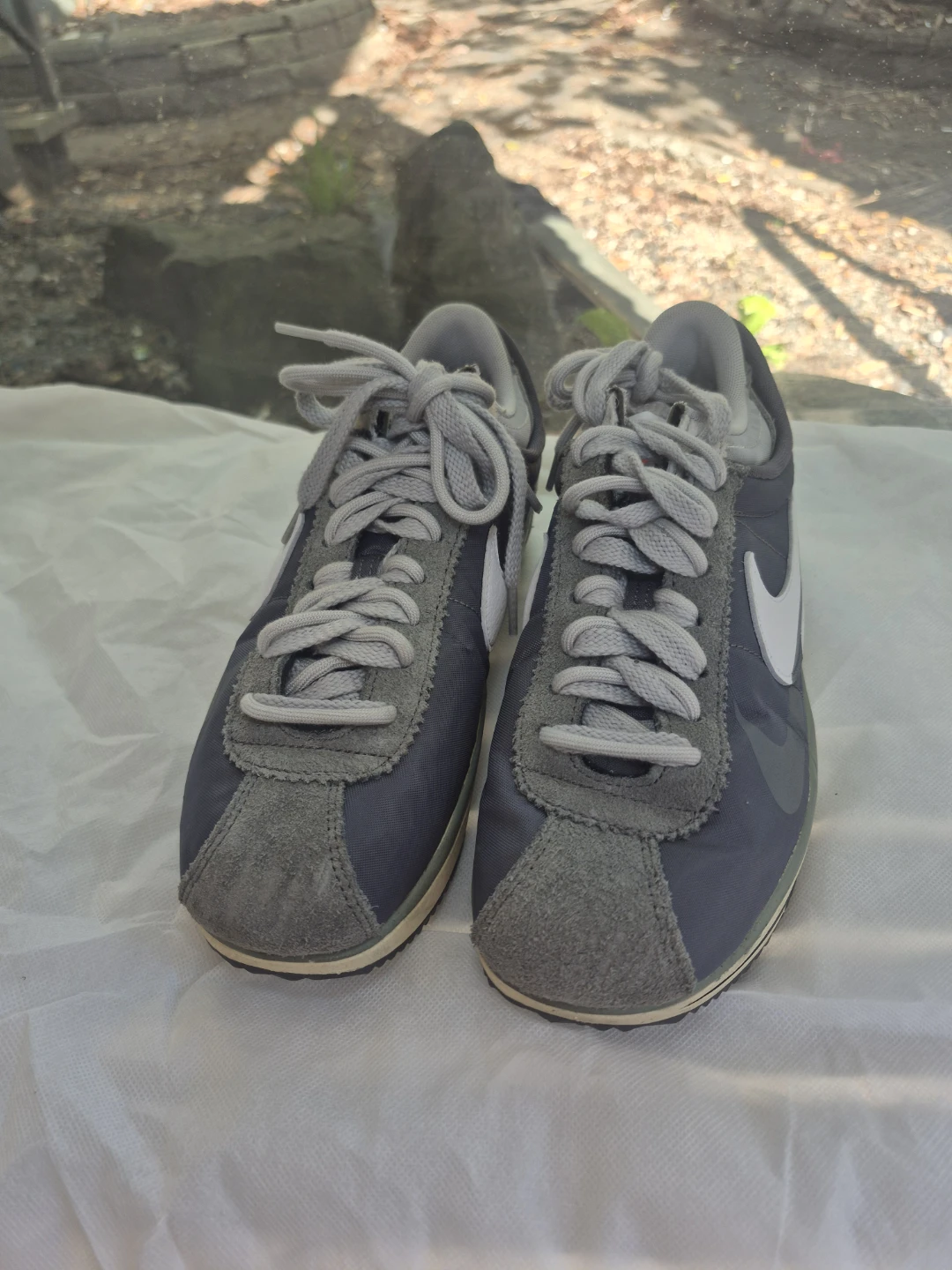 Nike Sacai x Cortez Grey White Sneakers - photo 3