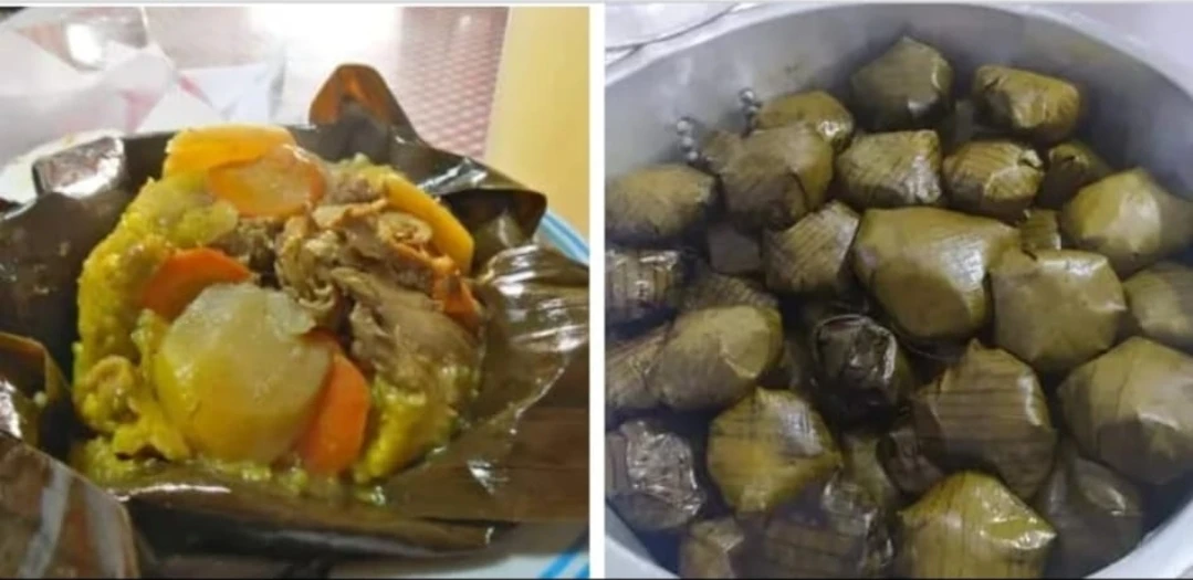 Tamales chiken Pork and Vegetables rice.