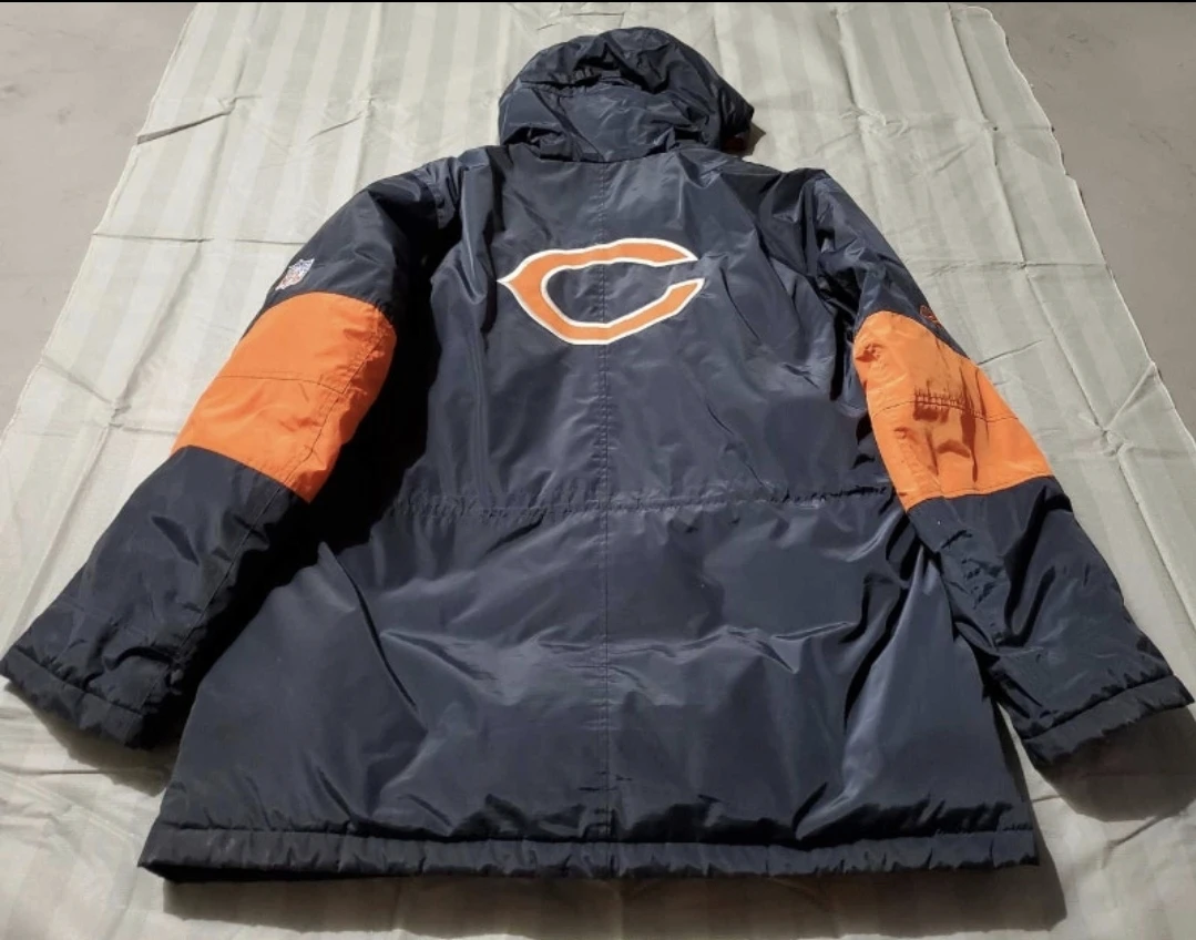Reebok On Field Chicago Bears Down parka jacket sz XL - photo 2
