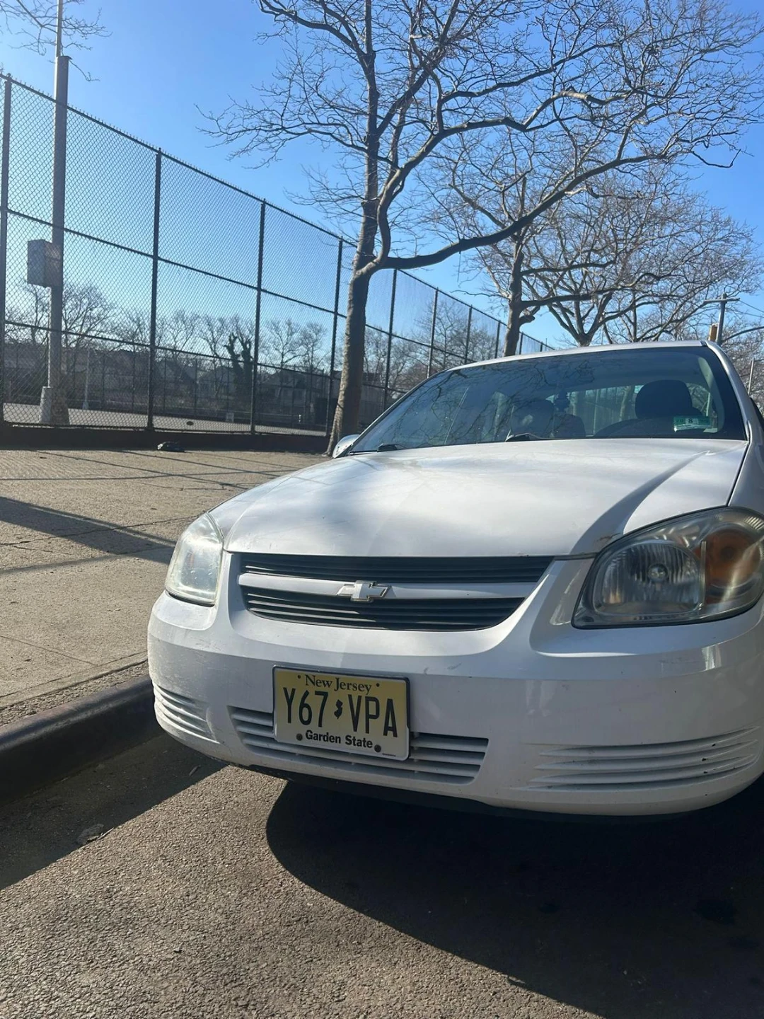 White Chevrolet Cobalt Sedan