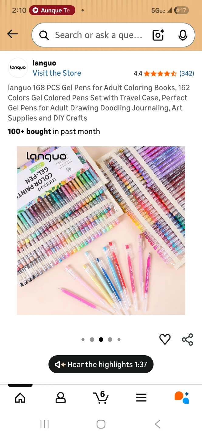 Languo 168 Piece Gel Pen Set - photo 2