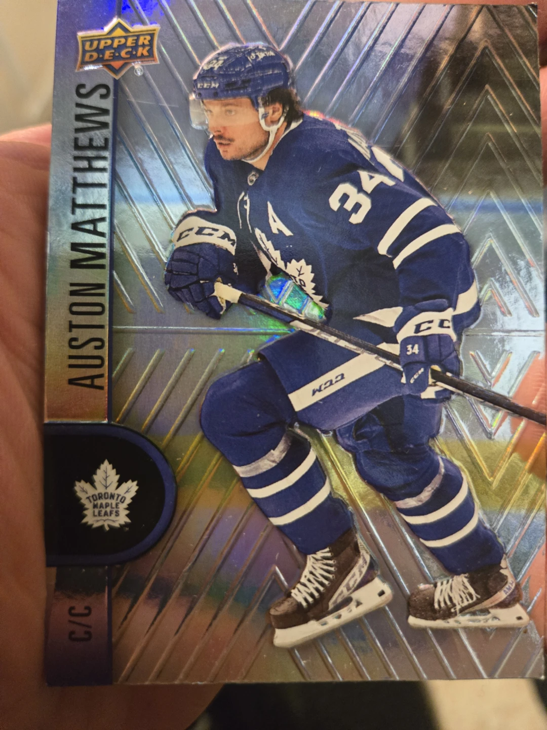 Upper Deck Auston Matthews Toronto Maple Leafs Hockey Card