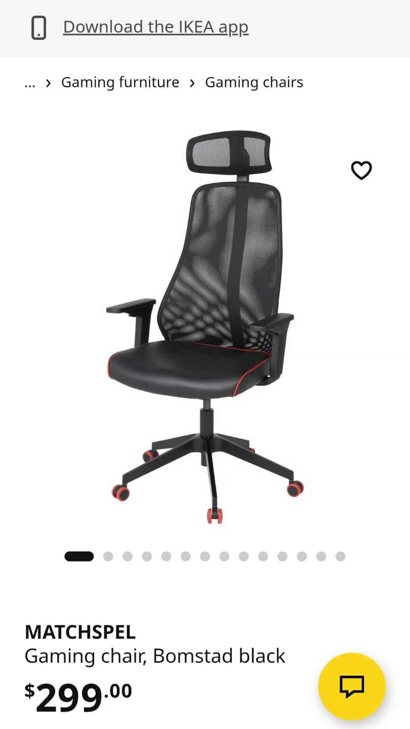 IKEA MATCHSPEL Gaming Chair