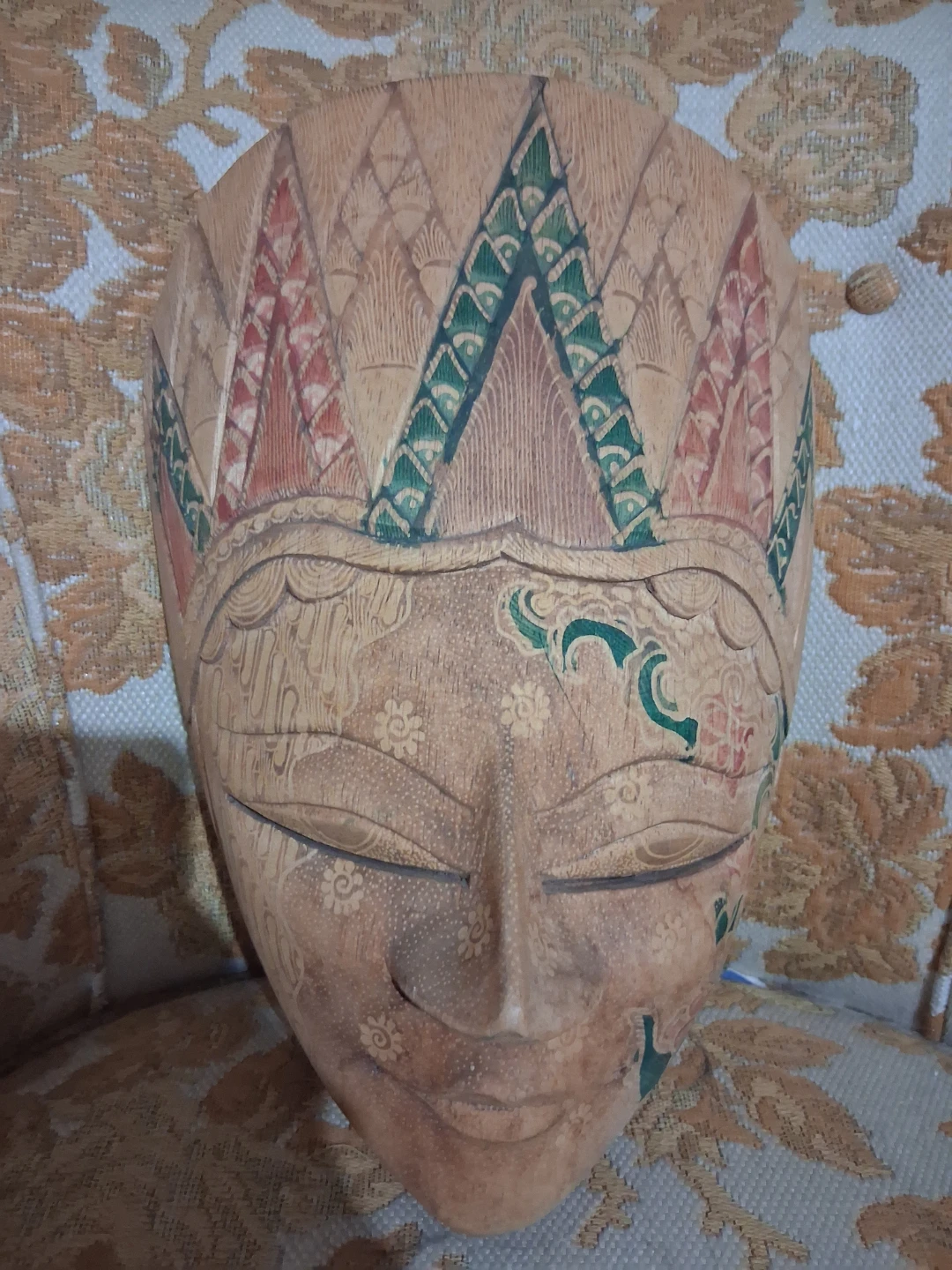 Malaysian Carved Wooden Mask