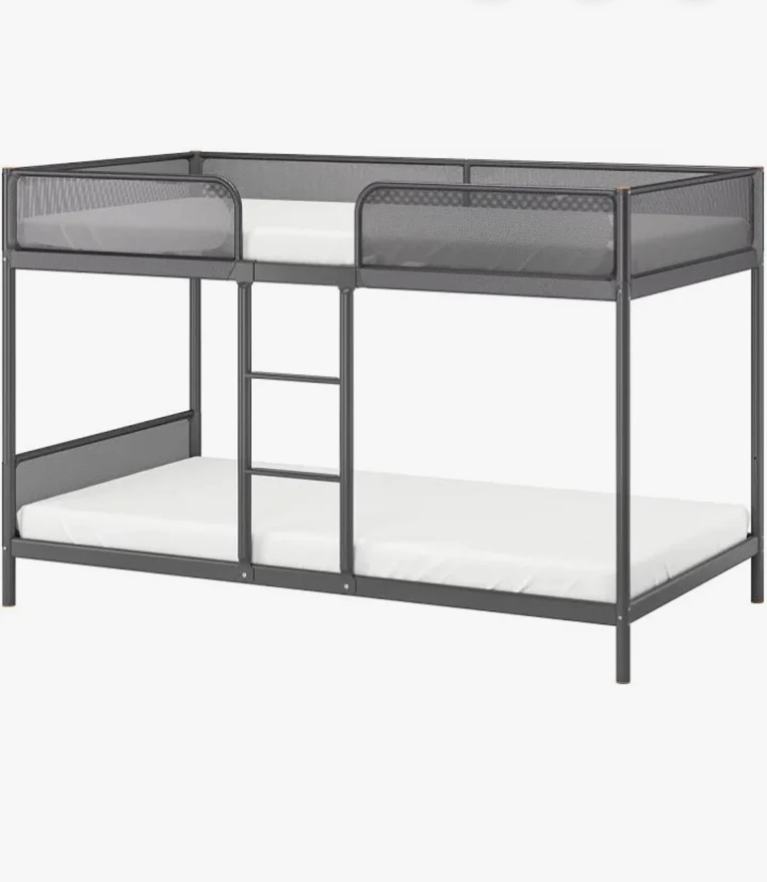 IKEA Metal Bunk Bed - Excellent Condition - gray. - photo 3