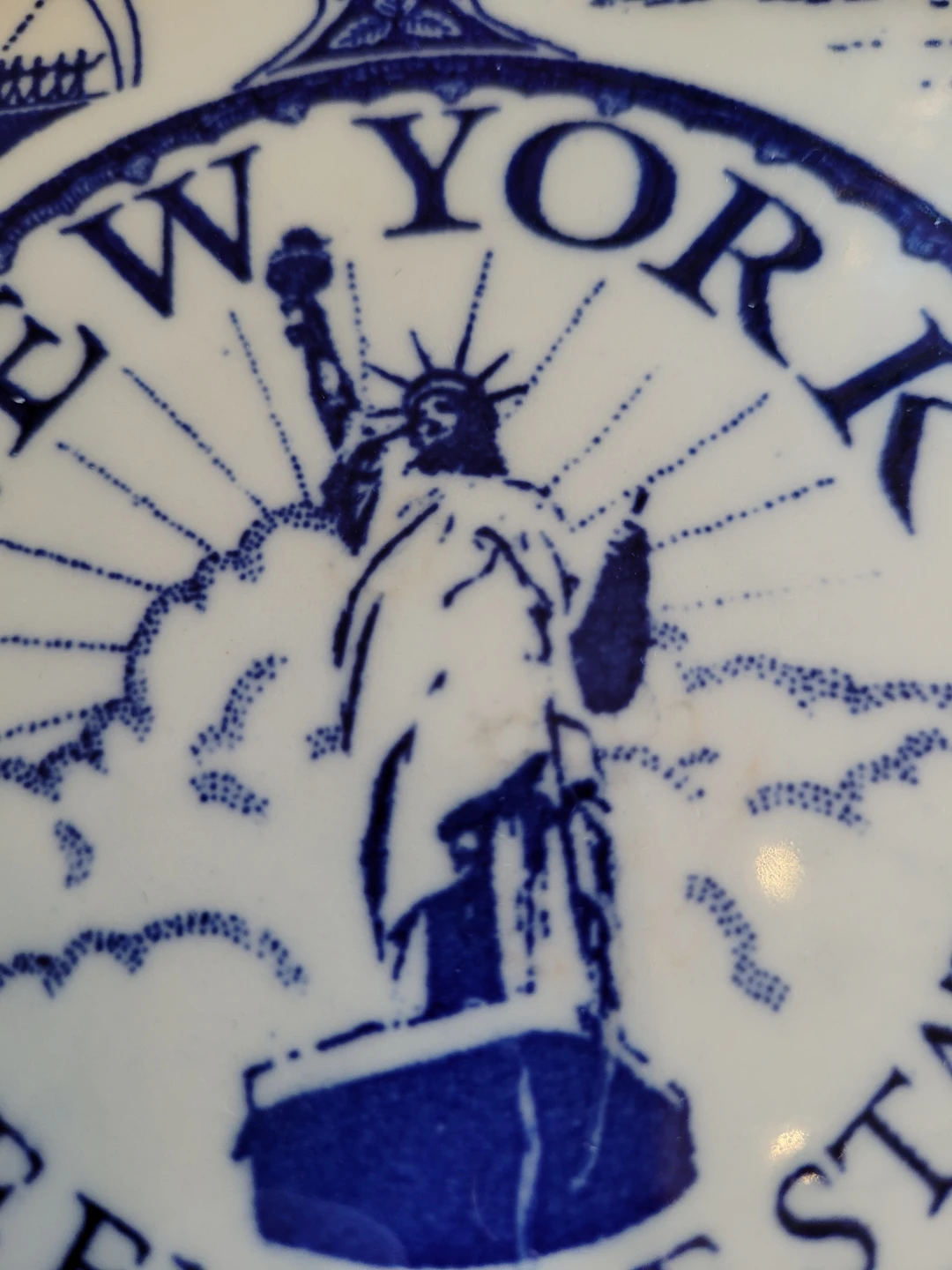 New York The Empire State Decorative Plate - photo 3