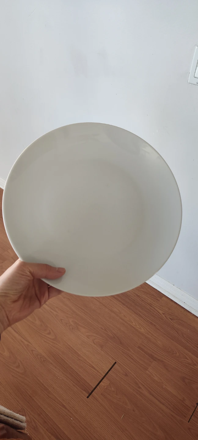 White Dinner Plate
