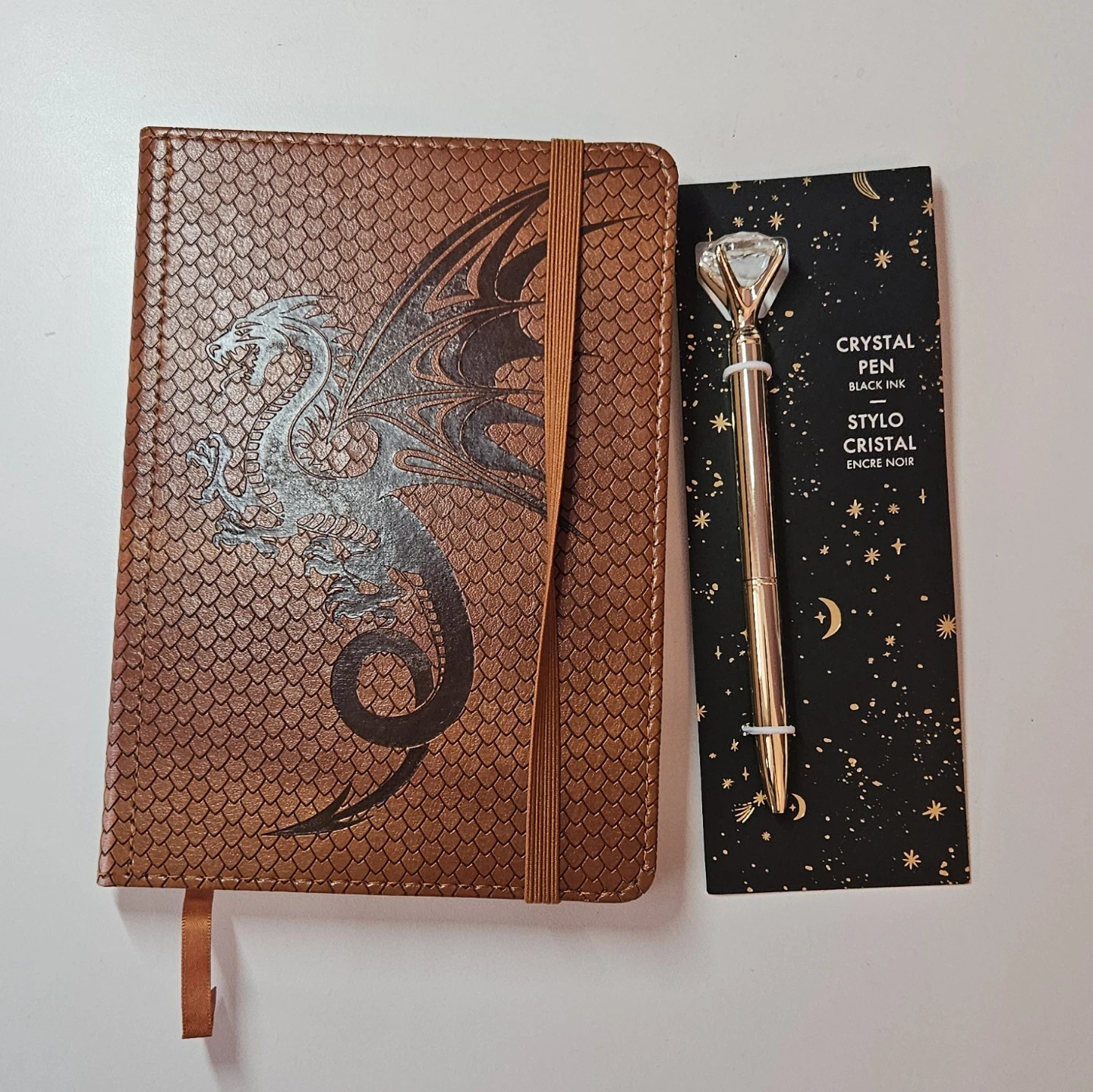 Dragon Embossed Journal with Crystal Pen