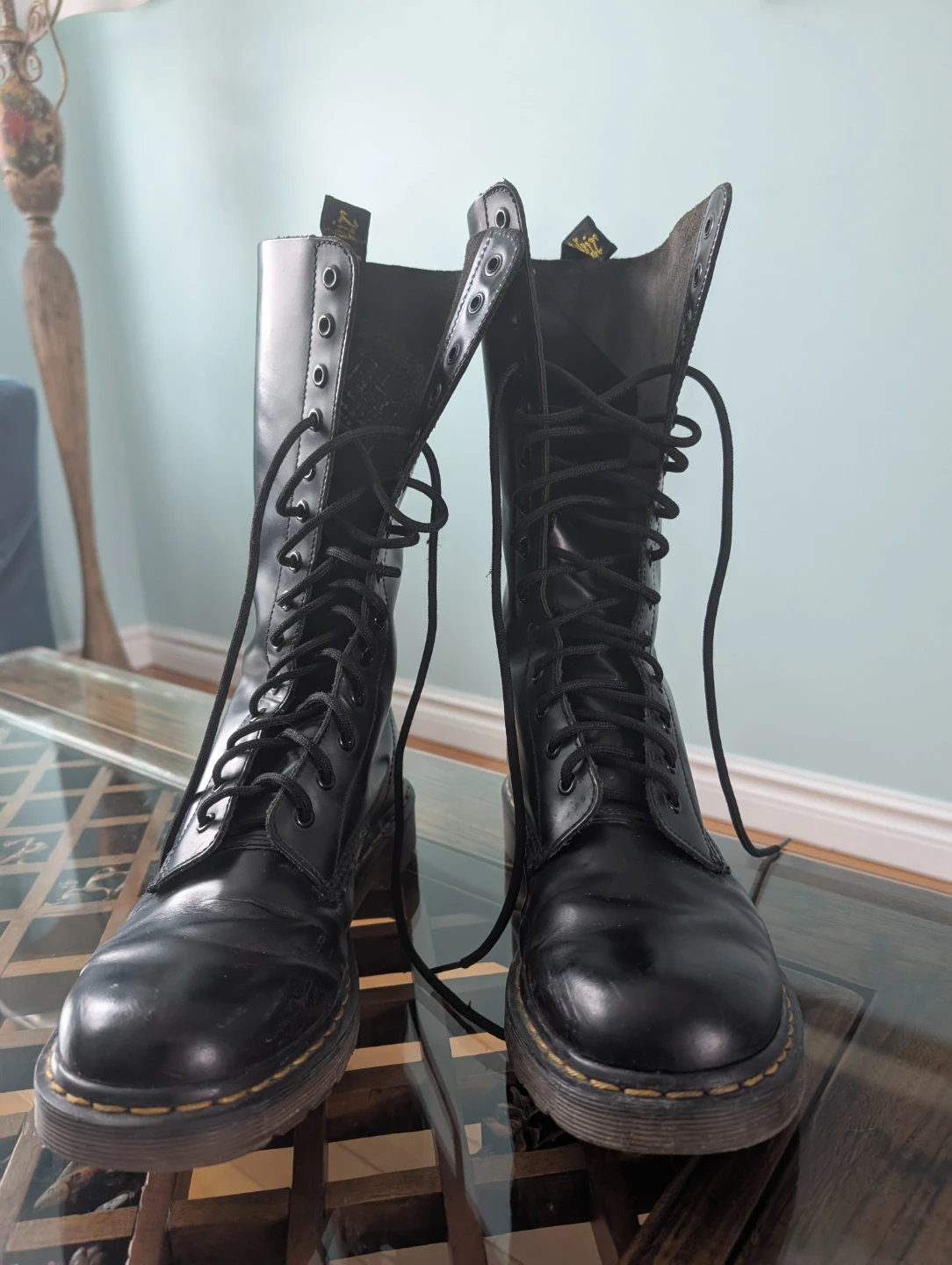 Dr Martens 14-Eye Black Boots - photo 2