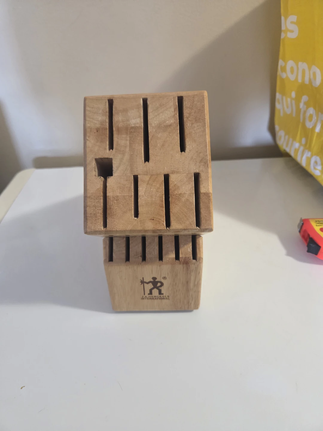 J.A. Henckels International Wood Knife Block