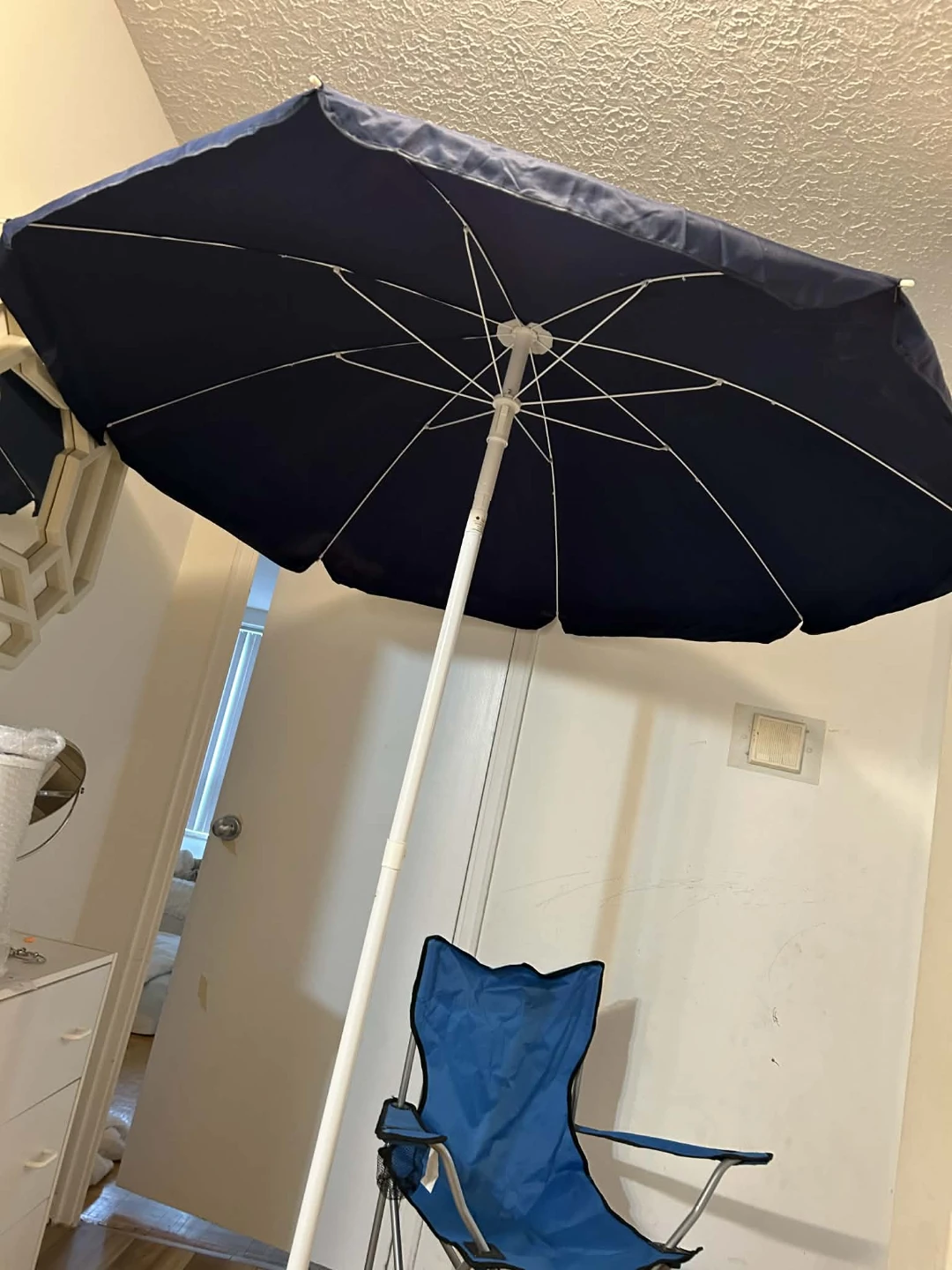 Navy Blue Patio Umbrella