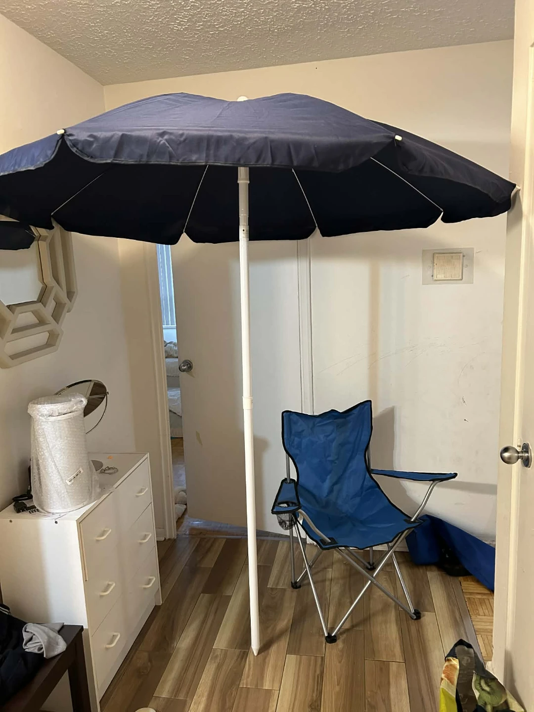 Navy Blue Patio Umbrella - photo 3