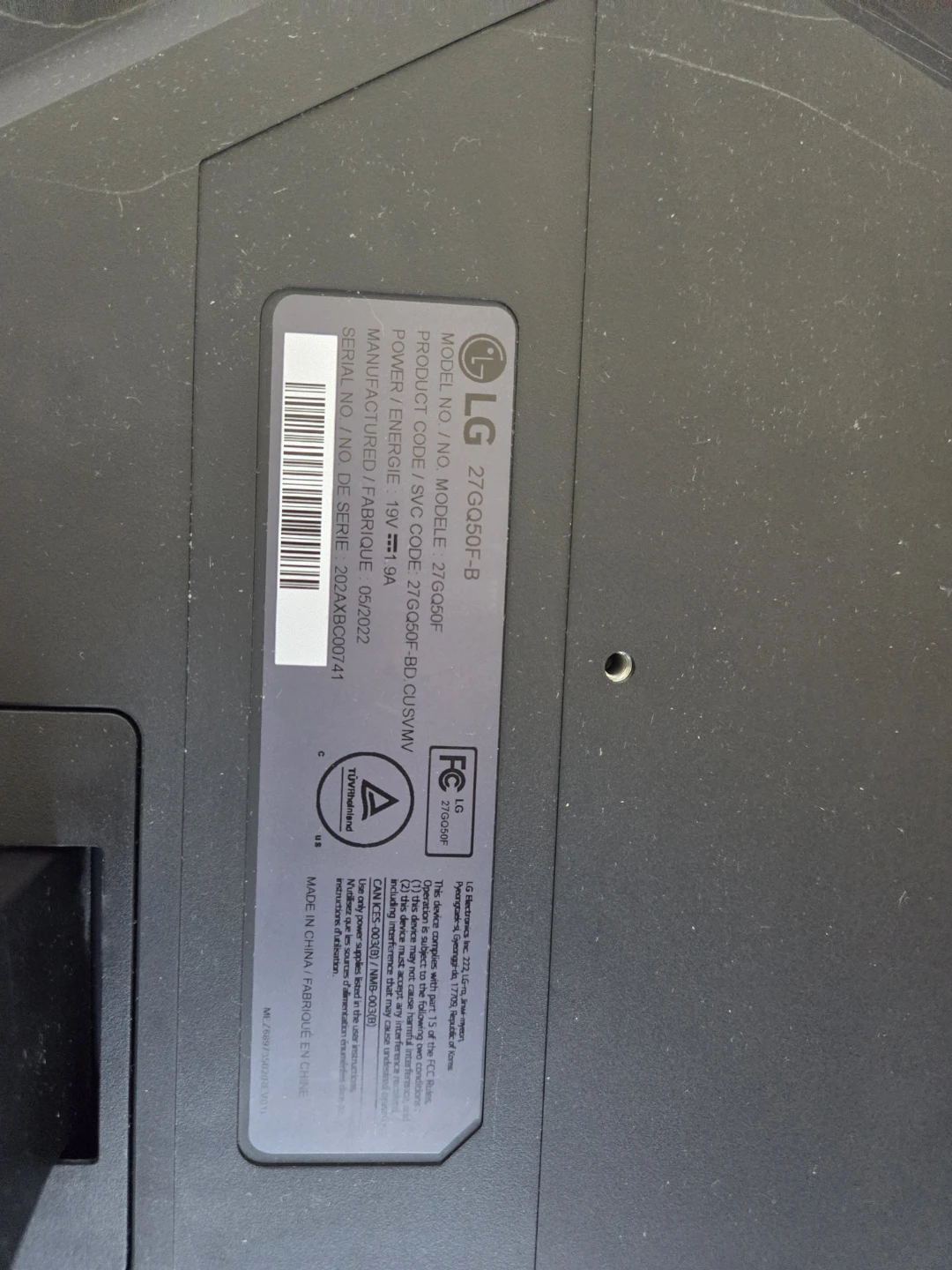 LG 27" Gaming Monitor - photo 2