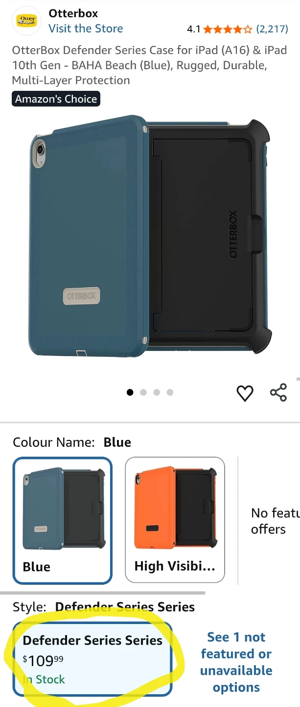 OtterBox Defender Series Case for iPad 10th Gen 📱💪🛡️ - photo 3