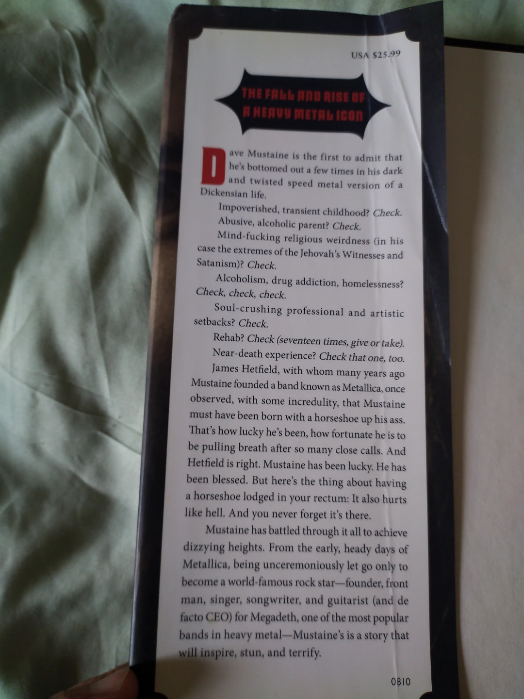 Mustaine: A Heavy Metal Memoir Book - photo 3