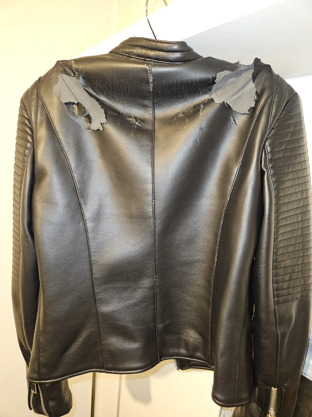ZARA Black Leather Jacket - photo 2