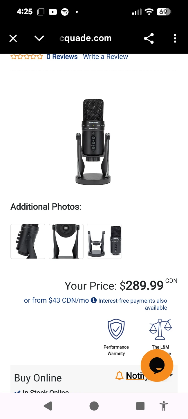 Samson G Track Pro USB Microphone for podcasting. - photo 3