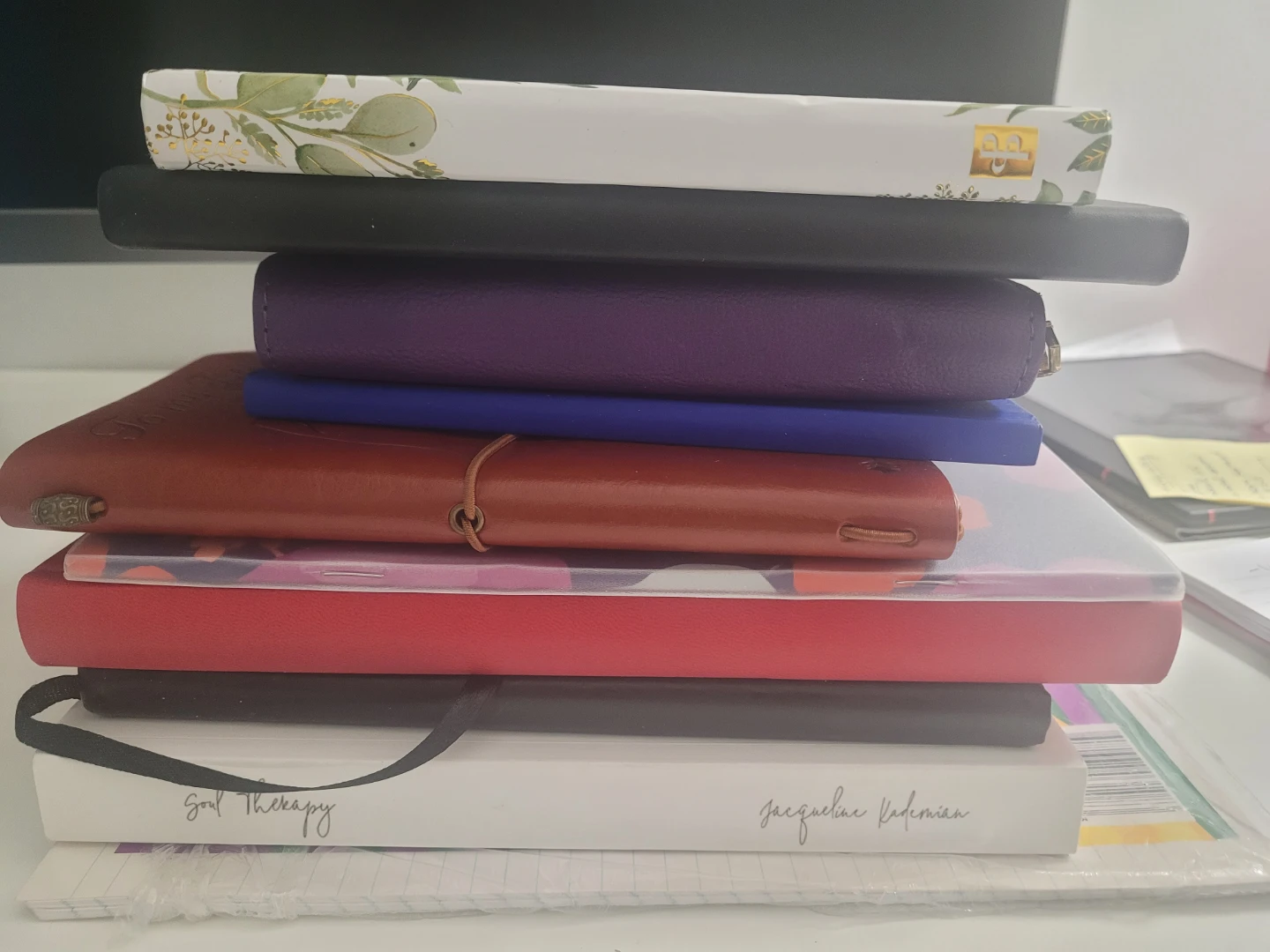 Stack of 8 Journals and Notebooks
