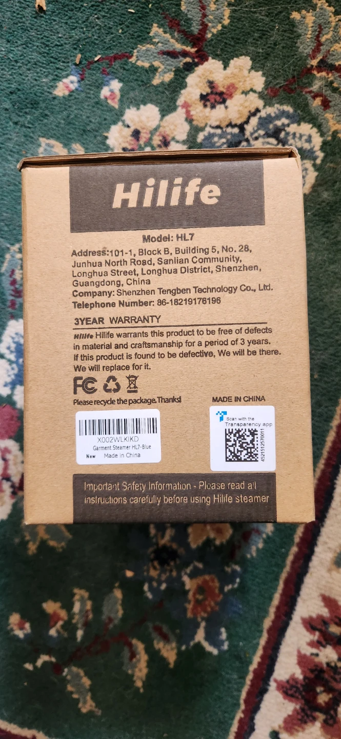 Hilife Portable Garment Steamer HL7 - photo 2