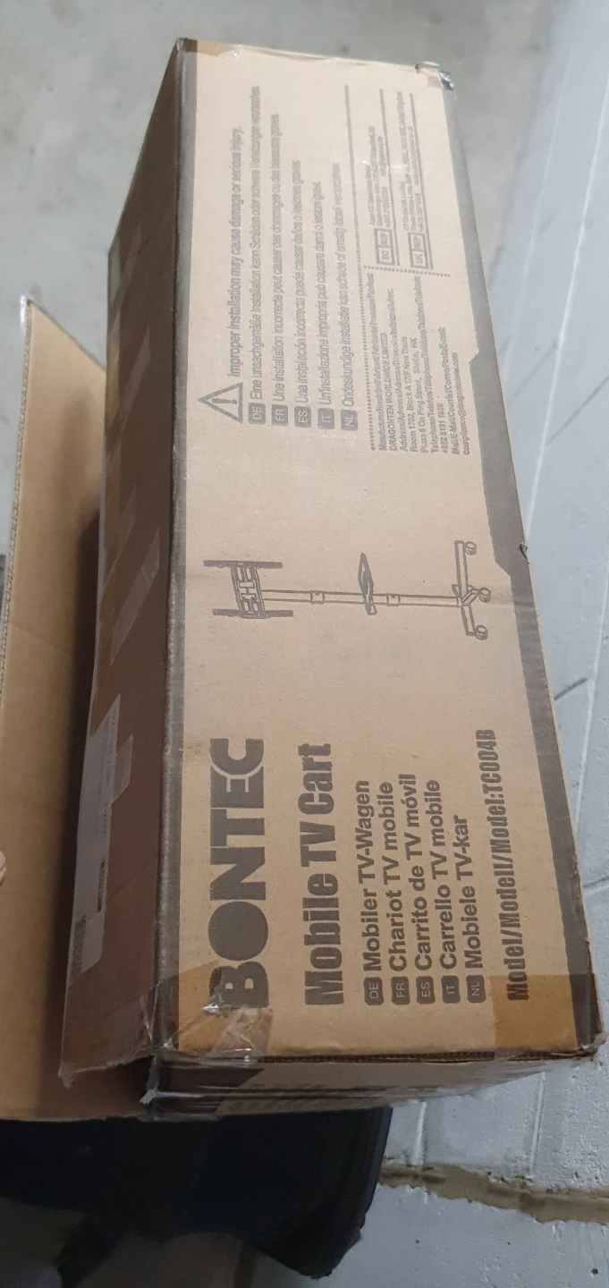 Empty Carton BONTEC Mobile TV Cart - photo 2