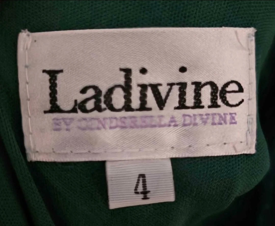 [Ladivine] Elegant Emerald Green Glitter Prom Dress - Size 4 - photo 5