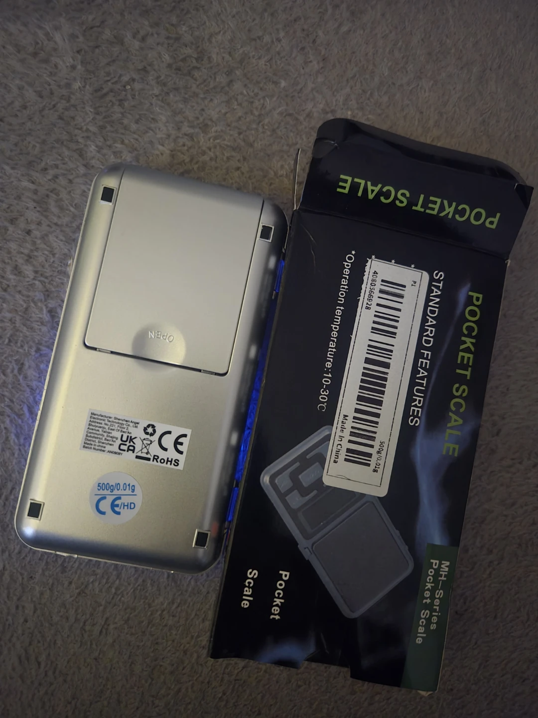 MH-Series Pocket Scale 500g/0.01g - photo 3