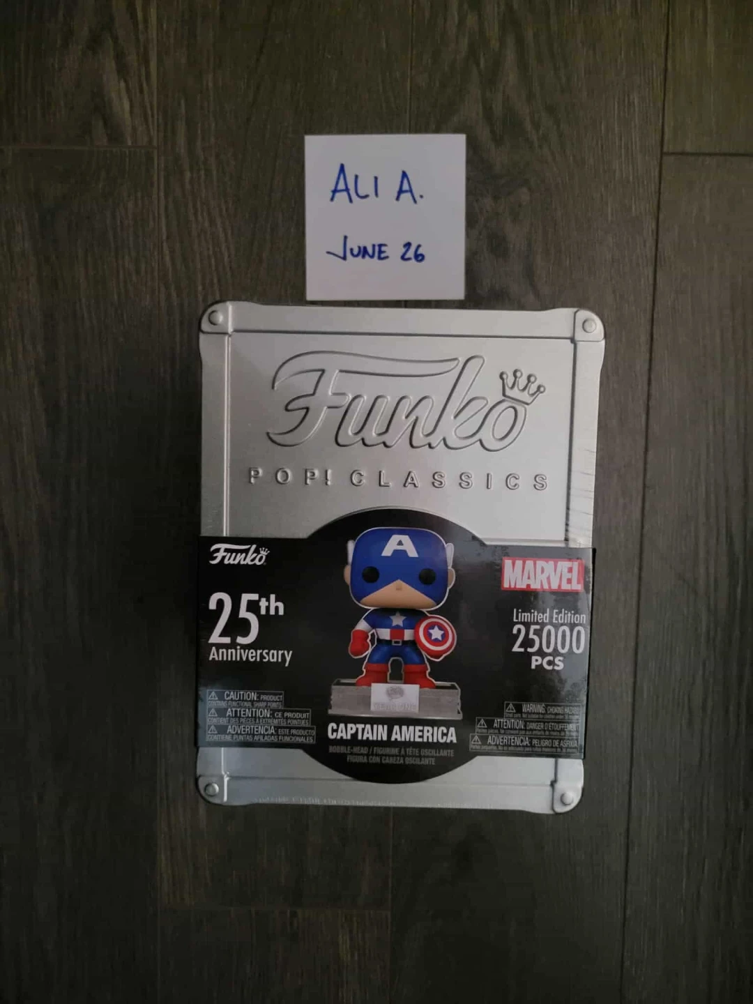 Funko Pop! Captain America 25th Anniversary Limited Edition