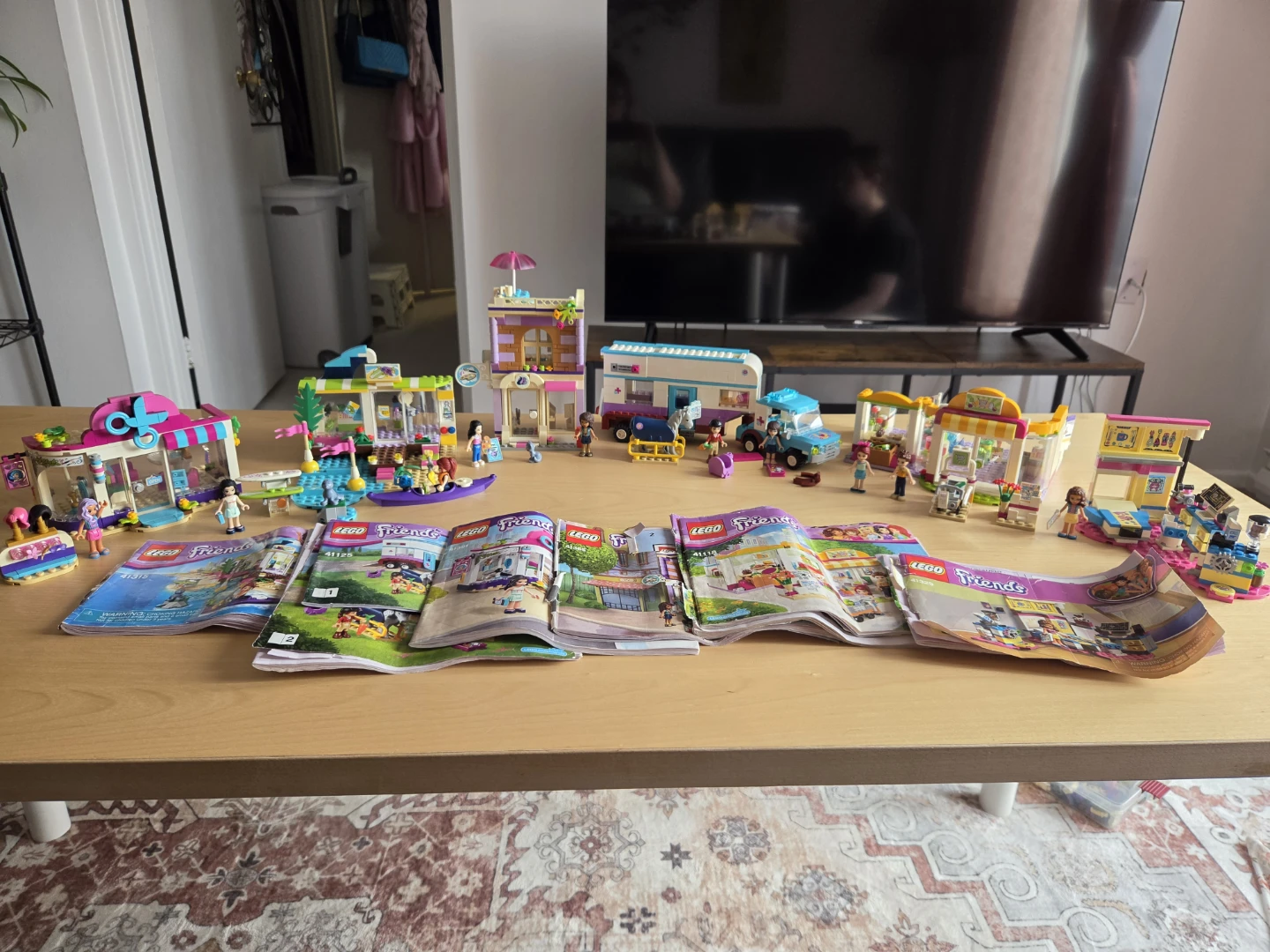 6 sets LEGO Friends Building Sets & Instruction Manuals