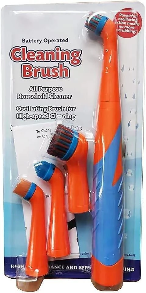 Cleanit Battery Operated Oscillating Cleaning Brush Set