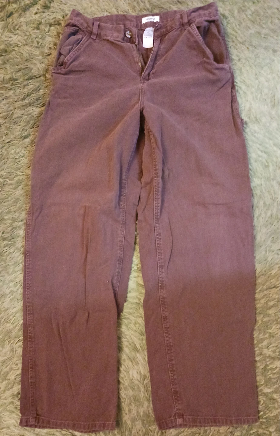Garage Women's Size 9 Brown Cotton Pants - photo 2