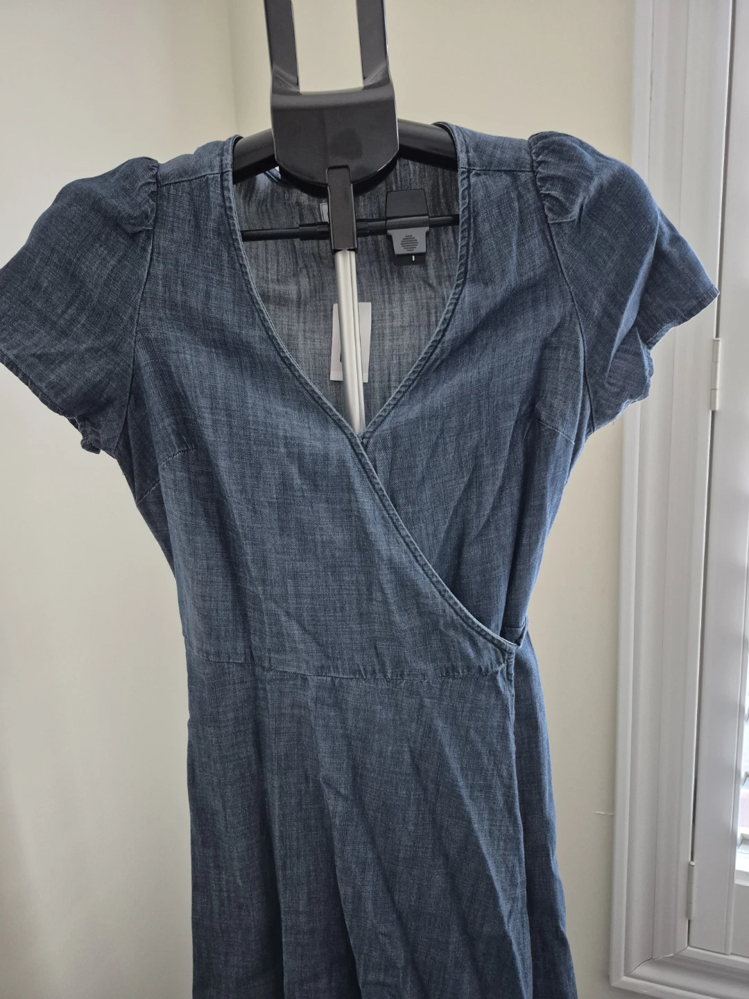 Denim Wrap Dress